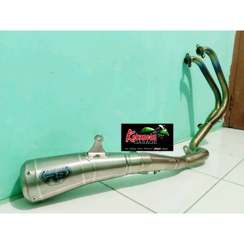 Kenalpot R9 GP Series Titanium Original Ninja 250fi Old / Z250