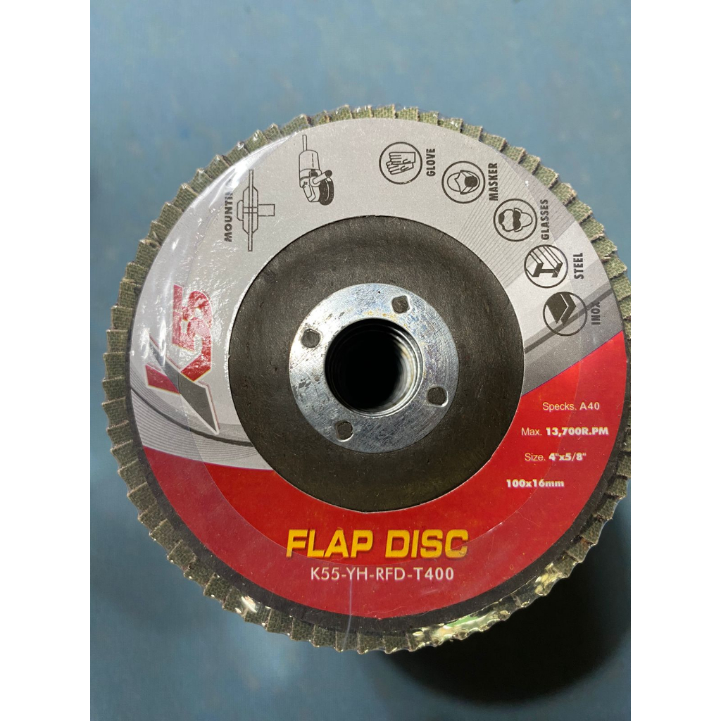 flap disc amplas grinda susun K55 grit 40
