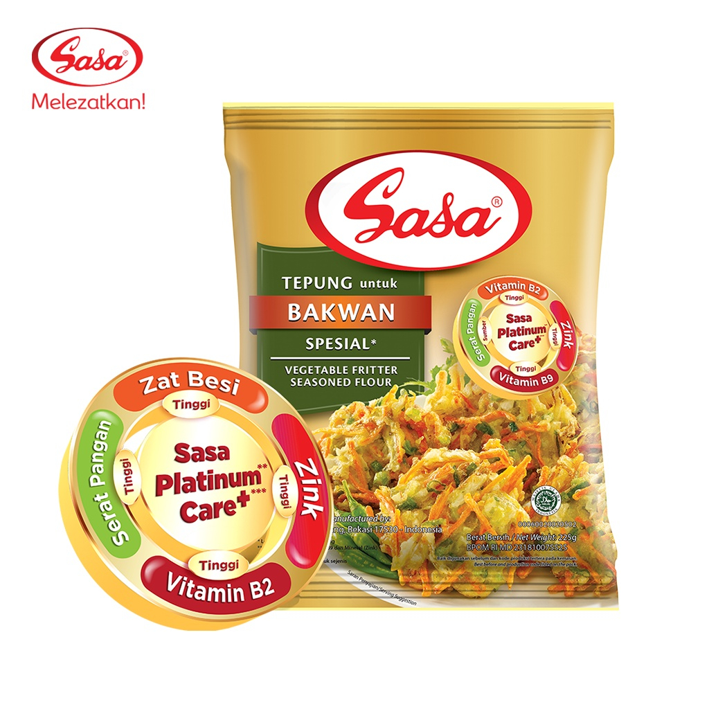 

Sasa Tepung Bakwan Spesial Bervitamin & Bermineral 225gr