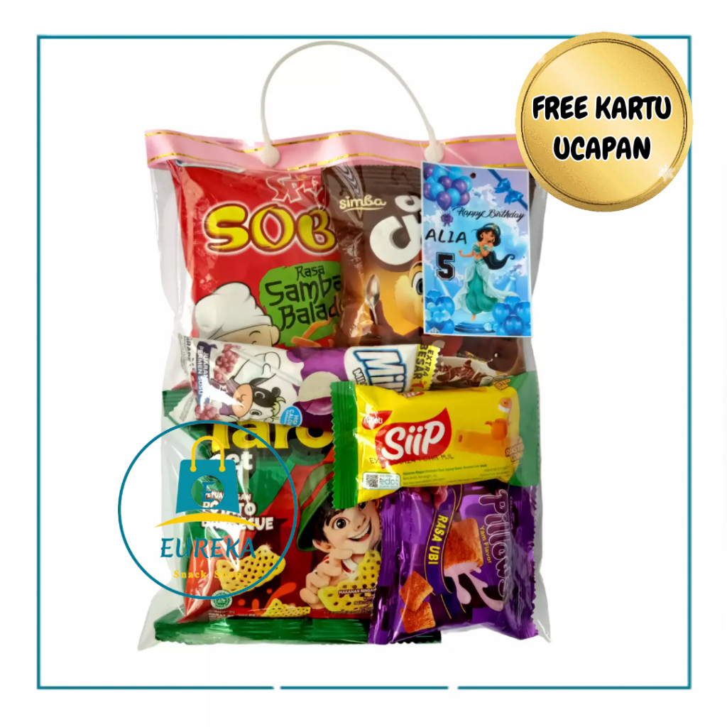 

Paket Snack Ulang Tahun Anak (Paket 1) / Paket Parcel Ulang Tahun Anak / Paket Bingkisan Ulang Tahun Anak / Paket Hampers Ulang Tahun Anak / Snack Ultah Anak / Parcel Ultah Anak / Bingkisan Ultah Anak / Hampers Ultah Anak