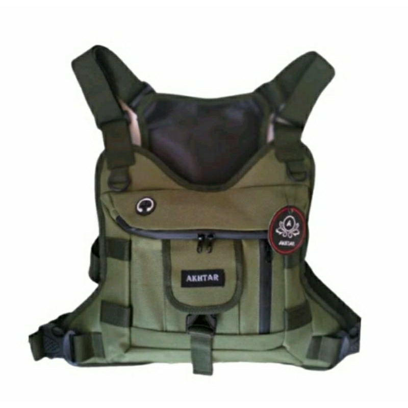 tas dada rompi tactical pria chestbag
