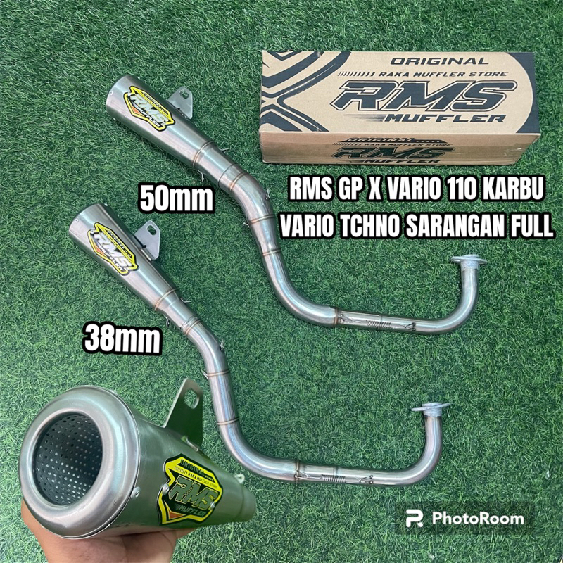knalpot vario 110 karbu vario techno 110 karbu rms gp x cobra inlet 38 dan 50