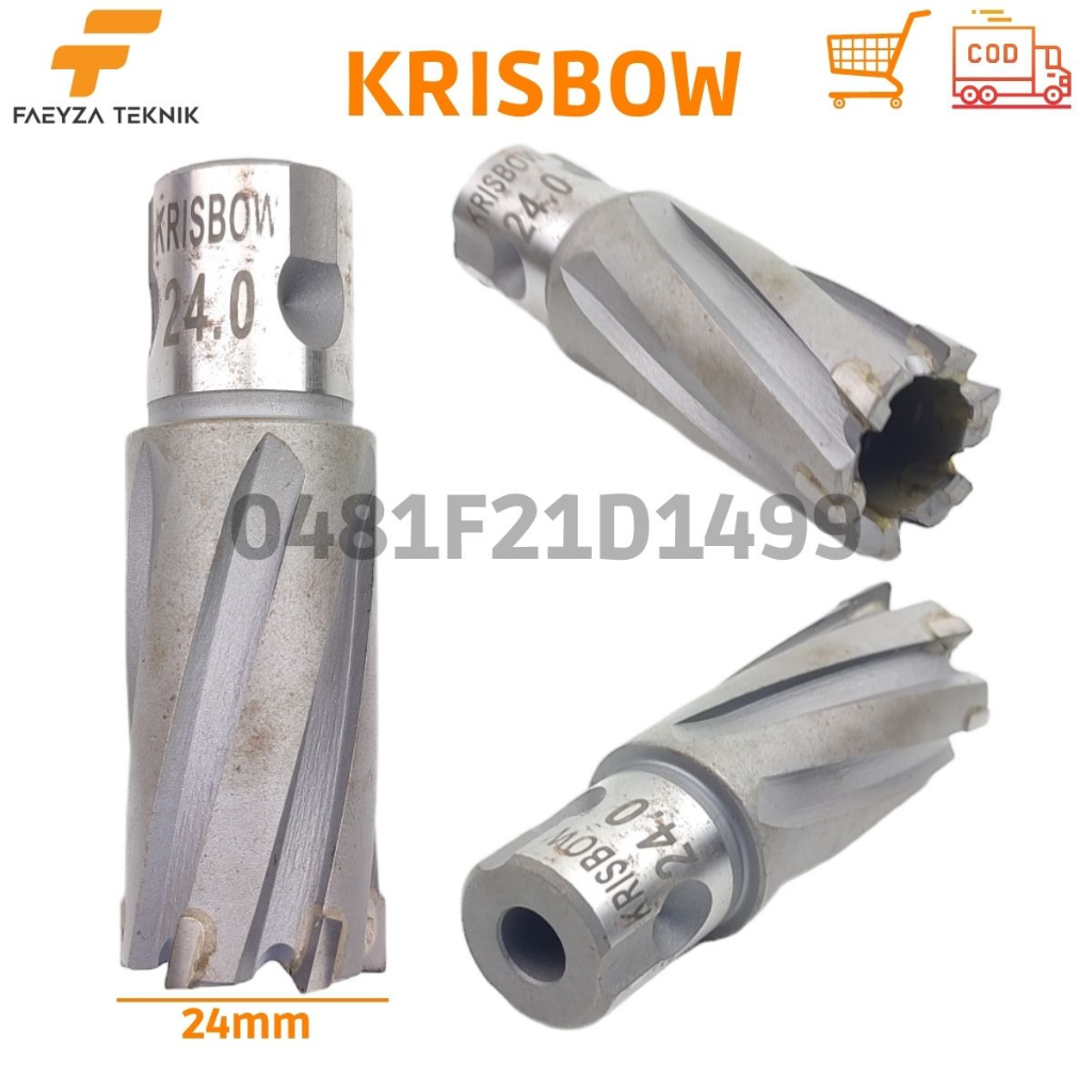 1678 Mata Bor Magnet Bor 24mm Krisbow Bor TCT Carbide