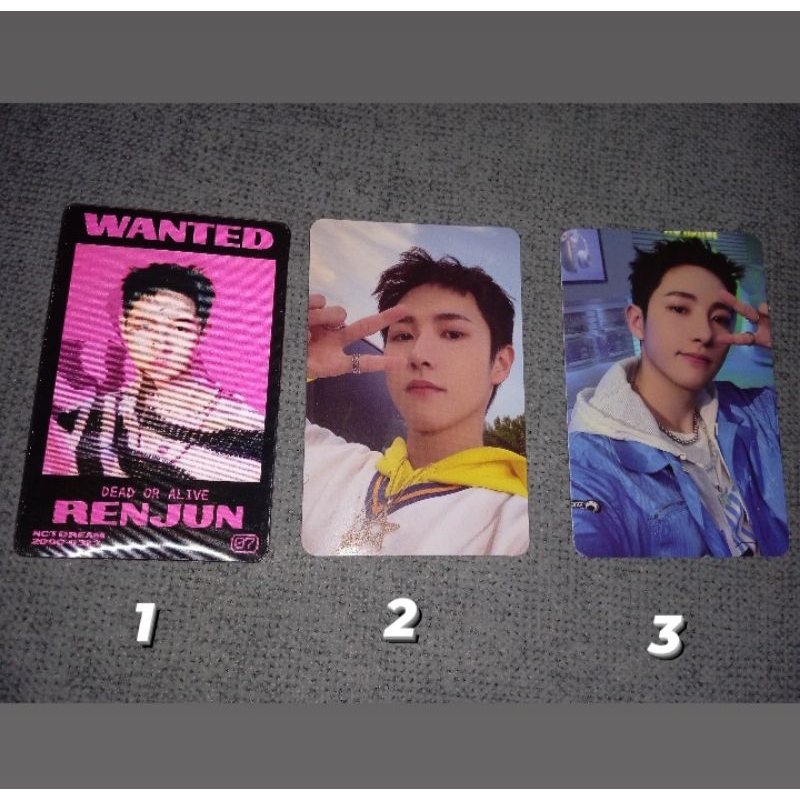 Photocard official RENJUN NCT DREAM beatbox glitch mode lenti