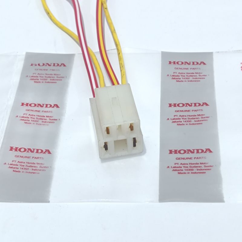 Kabel soket ori relay bendik stater karbu fi honda beat scoopy spacy revo supra x 110 125 original