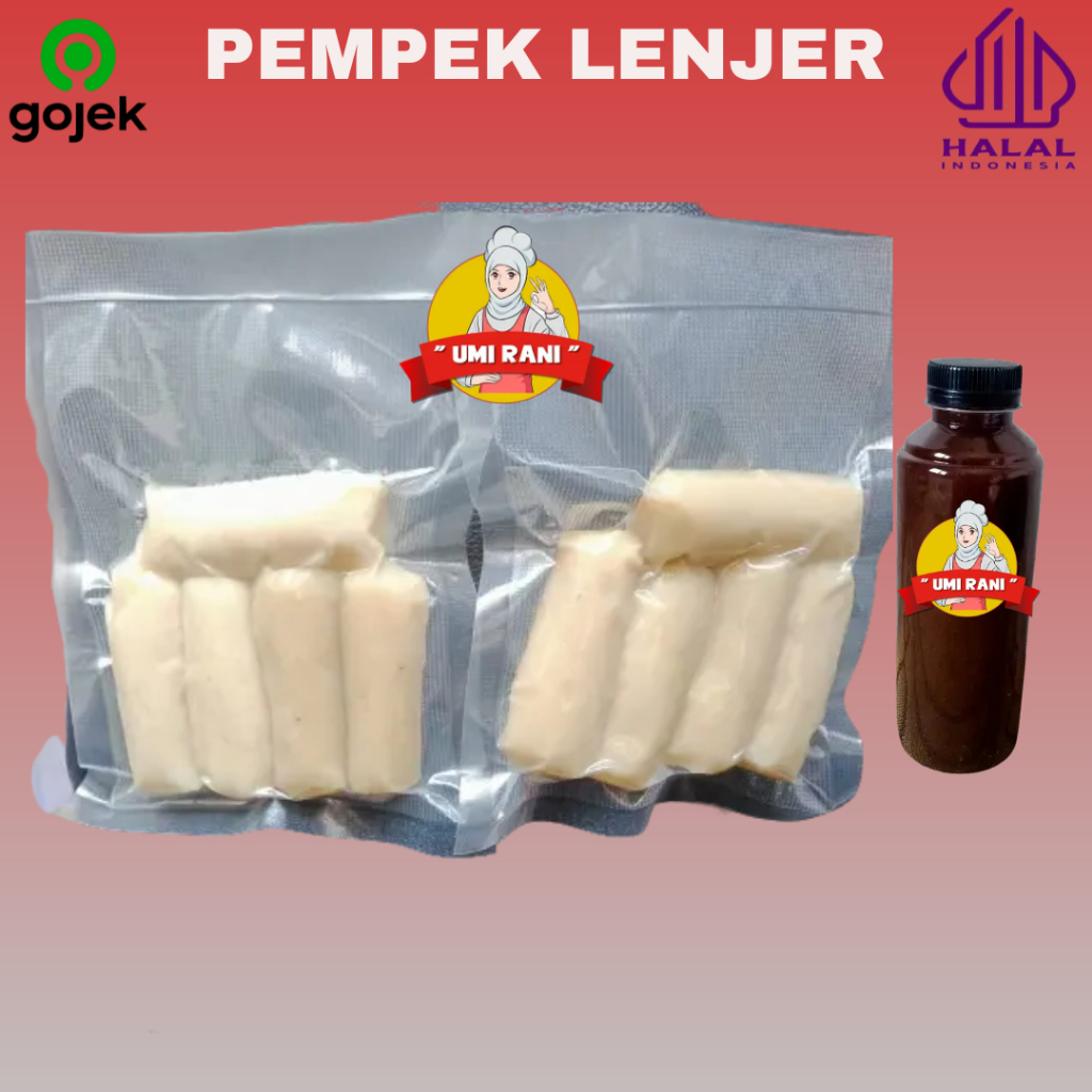 Empek Empek Palembang Asli Umi Rani Pempek Lenjer Peket ikan paket hemat makanan khas palembang ikan asli
