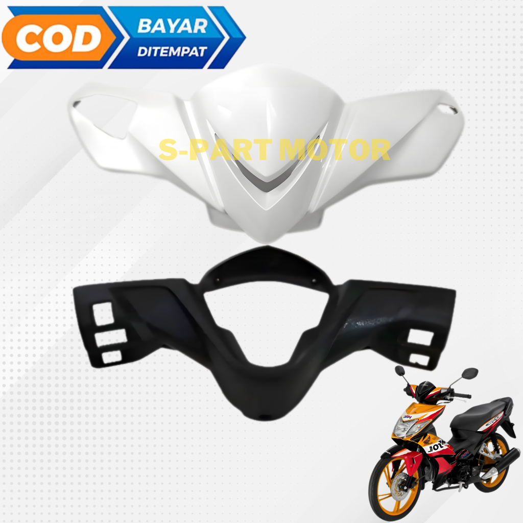 batok kepala depan belakang motor honda blade lama tahun 2008 2009 2010 2011 warna putih