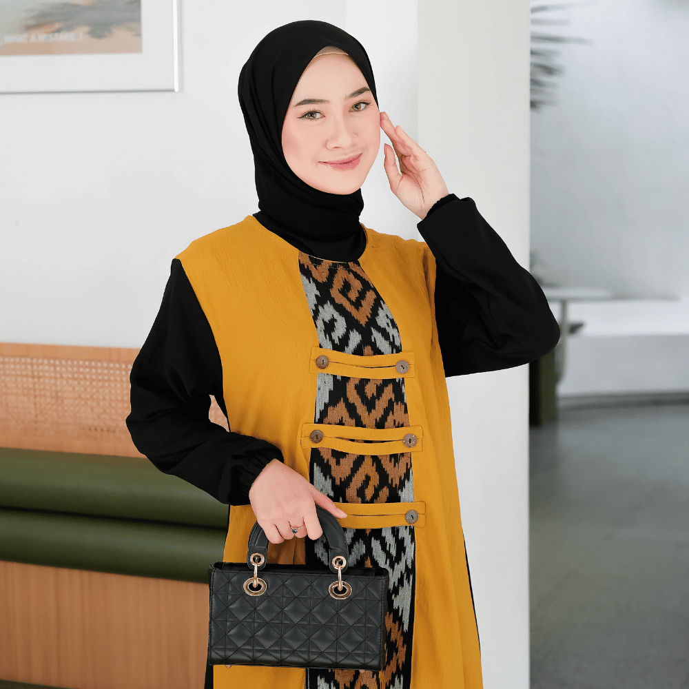 Baju Gamis Dress Kondangan Wanita Terbaru Jumbo SHIRINZEIN Amara Elegance-1