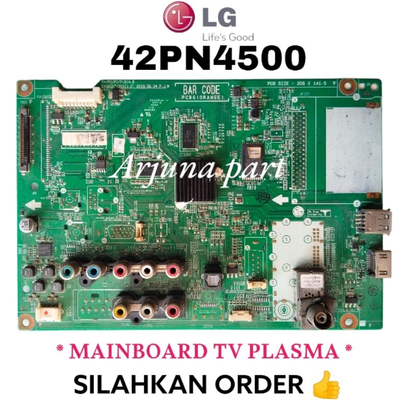 MAINBOARD TV LG 42PN4500 / MB TV LG 42PN4500 / MESIN TV LG 42PN4500 / MODUL TV LG 42PN4500 / MB LG 4