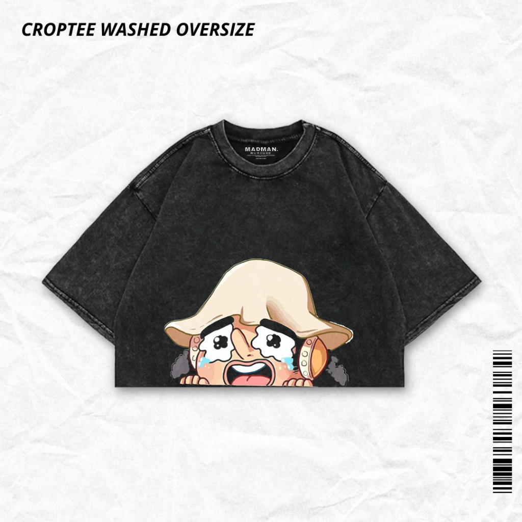 MADMAN Croptee ANIME  Washed ONE PIECE " USSOP " | CRPW PSOP - 12