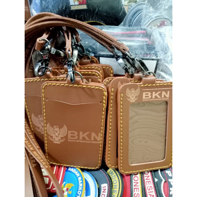 

name tag holder BKN badan kepegawaian negara