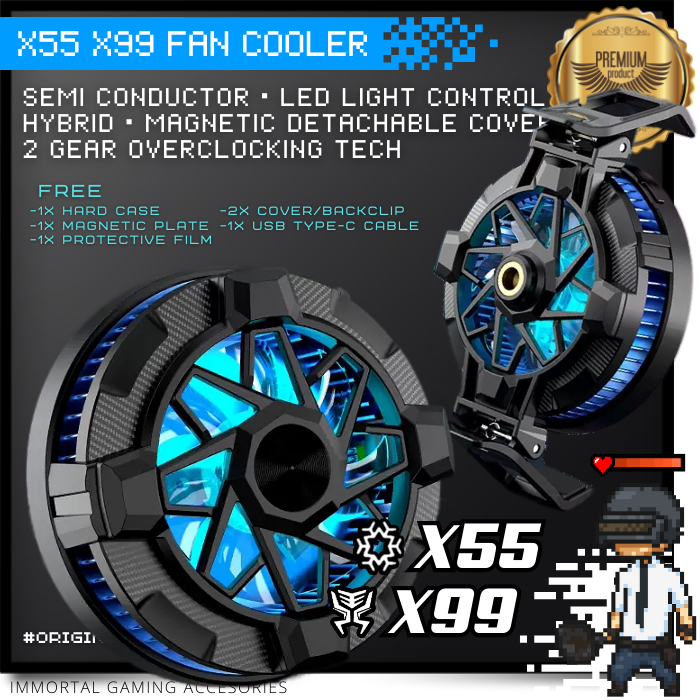 [IM] X55 X99 Hybrid GAMING Overclocking Funcooler Kipas Pendingin HP Fan Cooler Radiator Peltier Coo