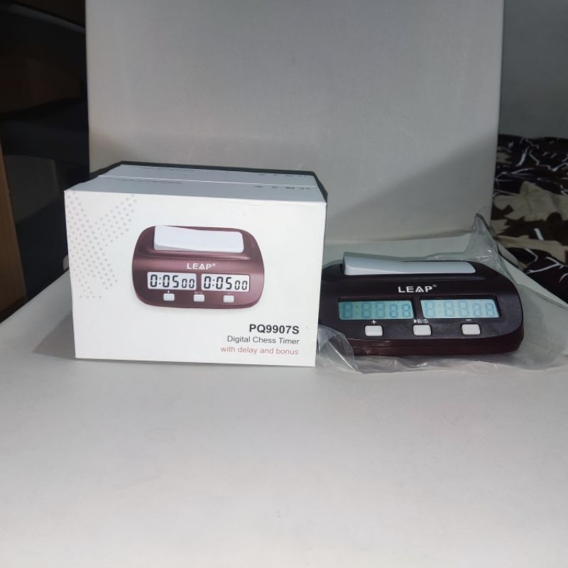 JAM CATUR LEAP DIGITAL PQ9907S DIGITAL CHESS TIMER SECOND