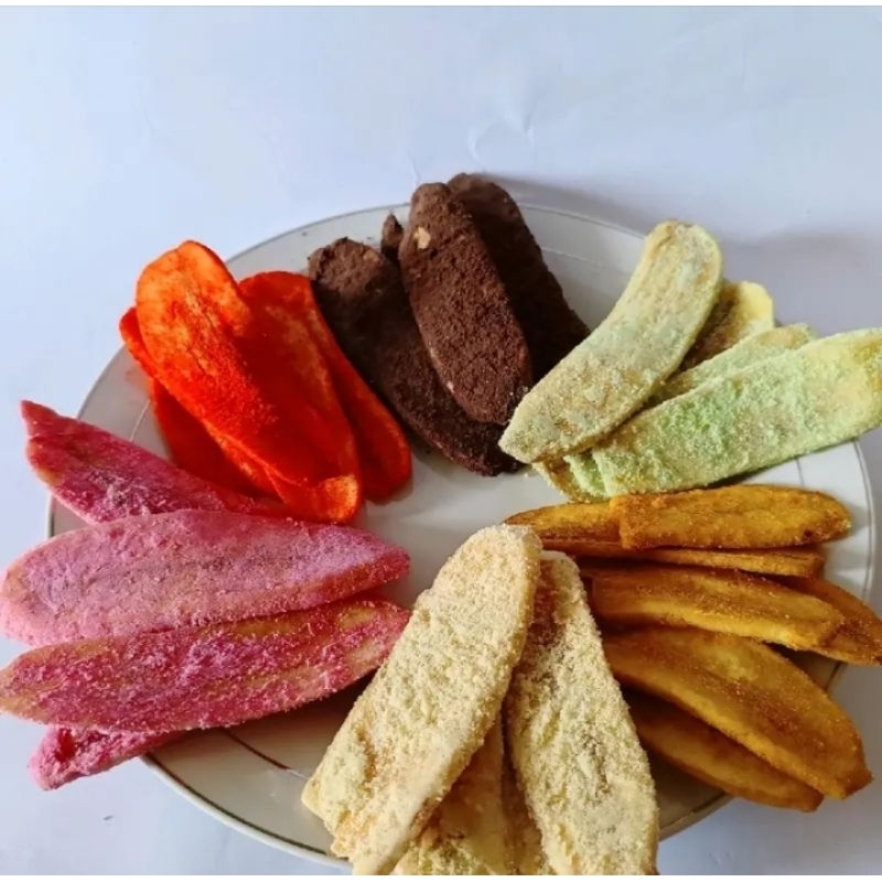 Keripik Pisang Coklat Aneka Rasa