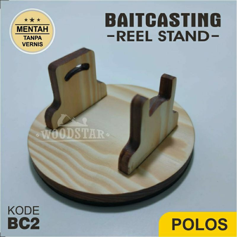 Reel Stand Display BC Bait Casting- Dudukan Reel Pancing BC- Gantungan Reel Pancing Casting- Rak tem