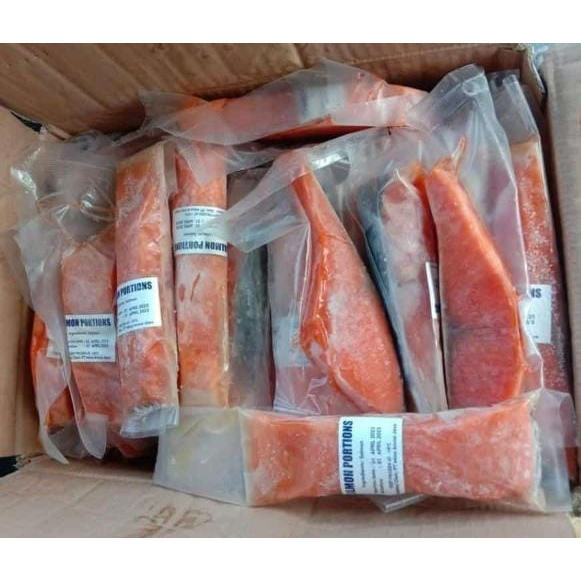 

Salmon / salmon portion ukuran 80 - 130 gr/ ikan salmon