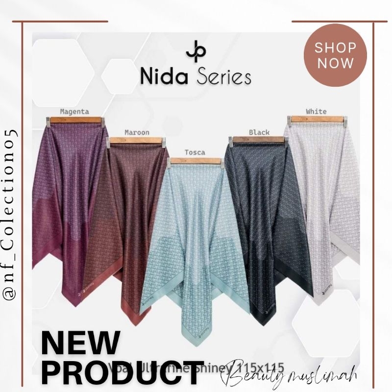 TERMURAH  NIDA SERIES BY JOURNEY || Hijab segiempat terbaru journey || hijab jilbab kerudung segiemp