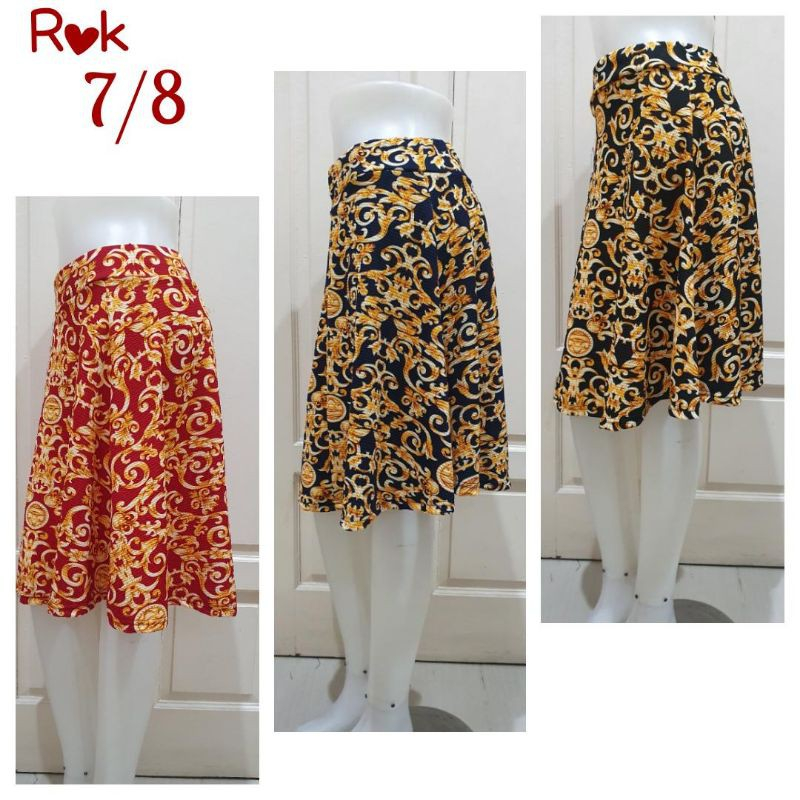 rok pendek opina midi skirt payung jumbo wanita