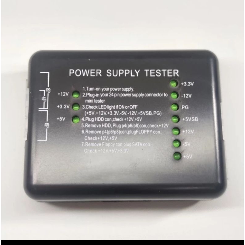 POWER SUPPLY TESTER / ALAT TES POWER SUPPLY / TESTER PSU
