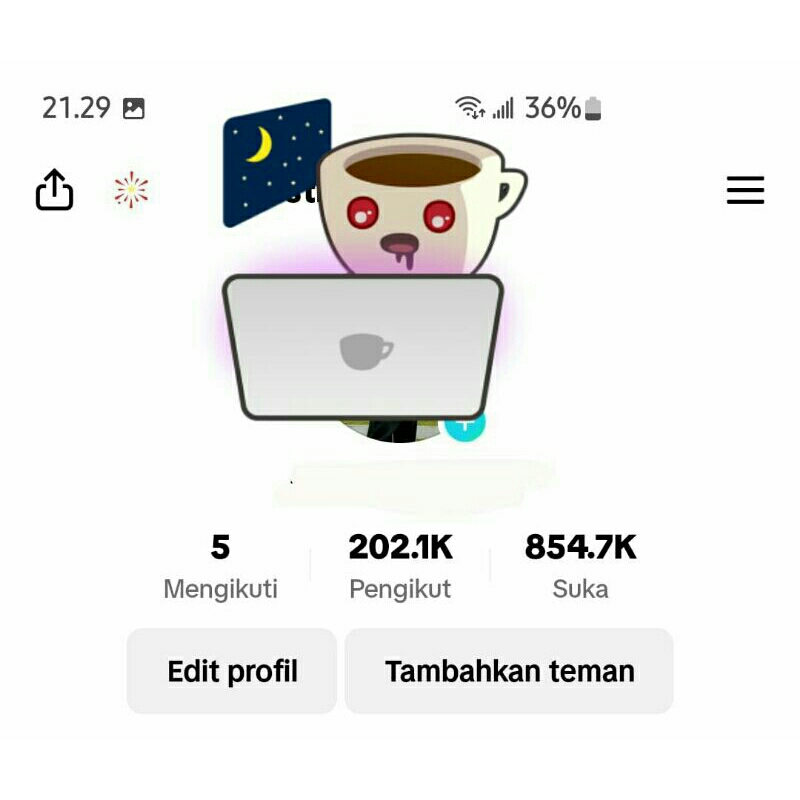 jual akun tiktok 200k followers indo hasil fyp konten story fol aktif siap fyp