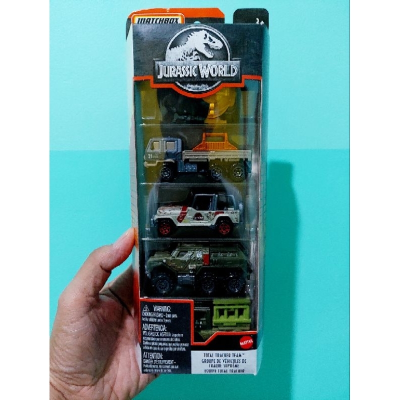 MATCHBOX JURASSIC WORLD PAKET DIECAST SET RARE LANGKA