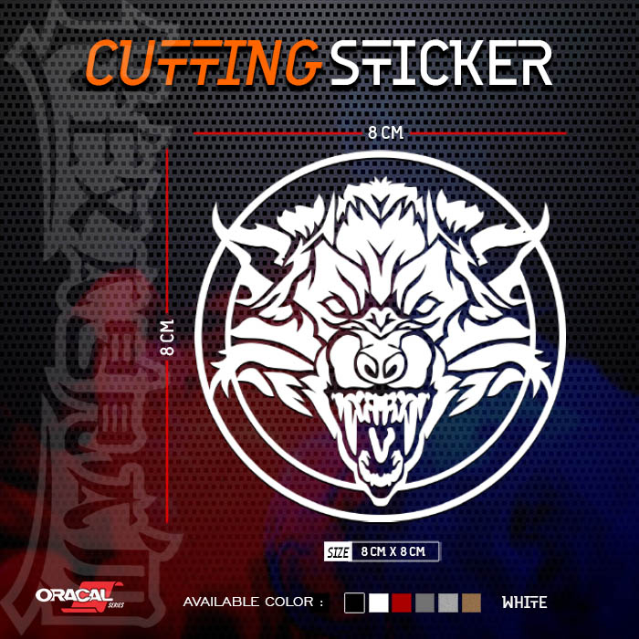 Cutting Sticker KARINGING ATTACK Logo | Stiker Cutting Logo Karinding Attack
