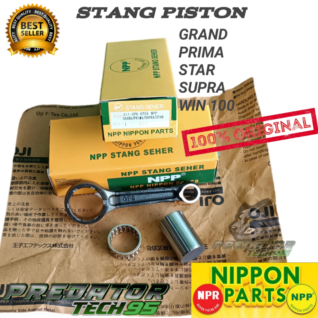 Stang seher stang piston Conrod NPP Honda Astrea Grand impressa supra prima star Win 100 High Qualit