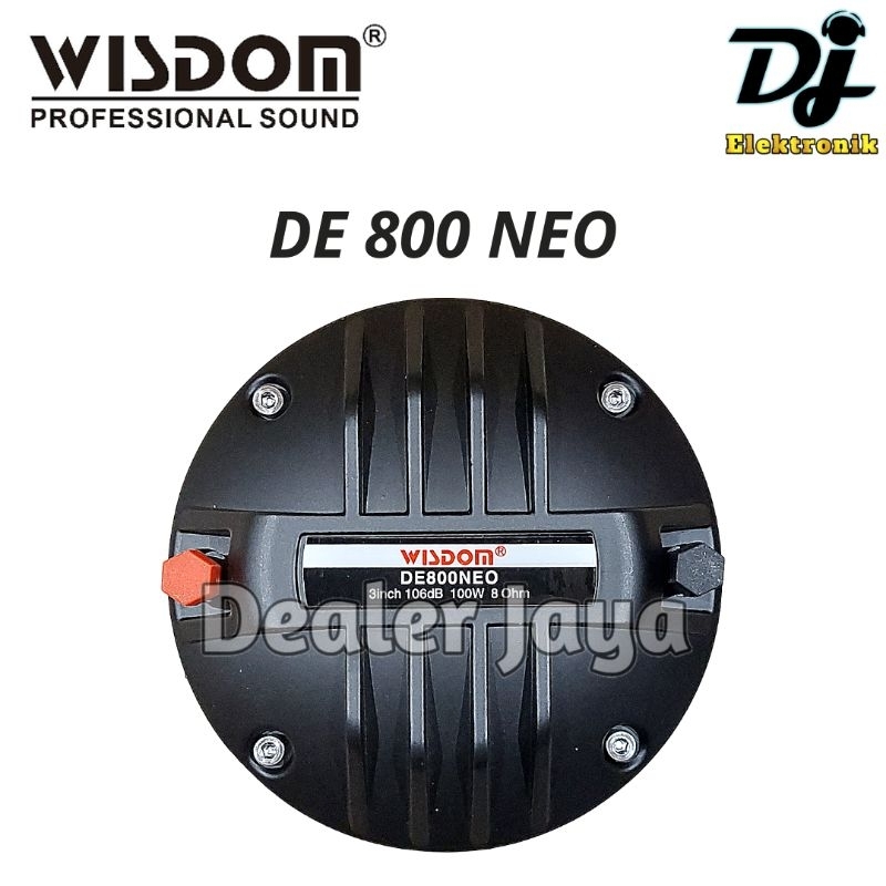 Tweeter/ Driver Speaker Wisdom DE800 NEO / DE 800 NEO / DE800NEO