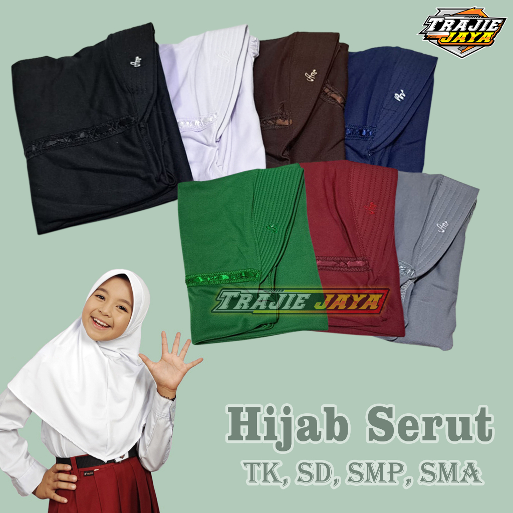 Hijab Bergo Sport Jilbab Sekolah Pinguin Anak Hijab Sekolah TK - SD - SMP - SMA