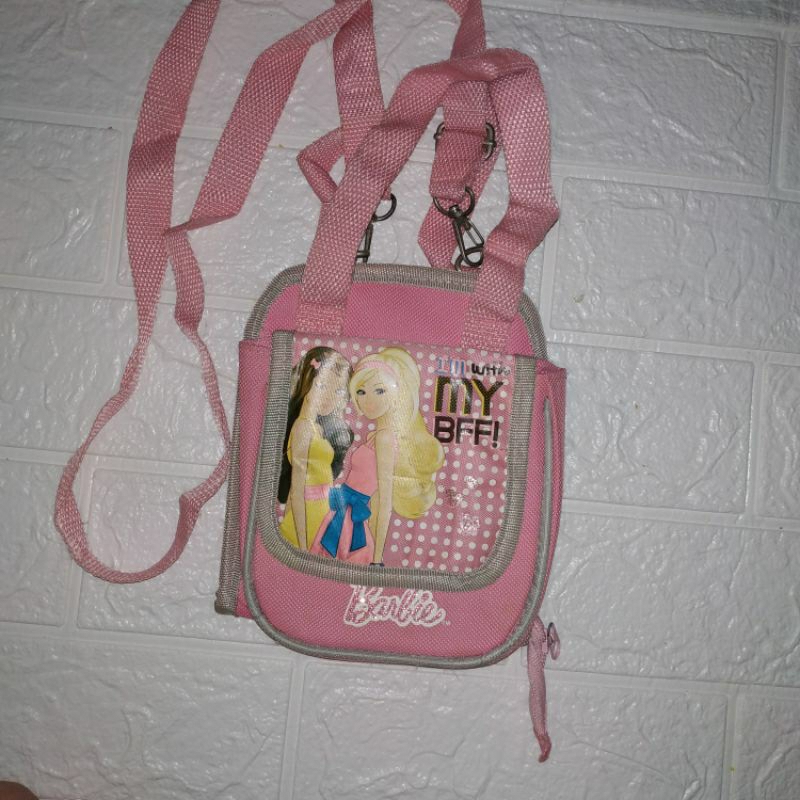 Preloved Tas Selempang Barbie Original