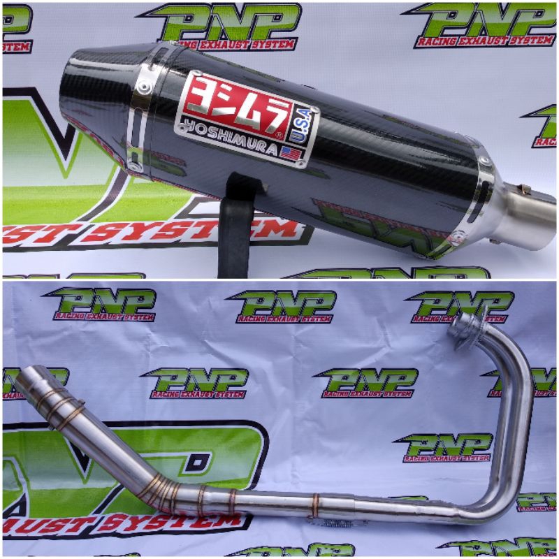 knalpot Yoshimura USA Ninja250 karbu/fi