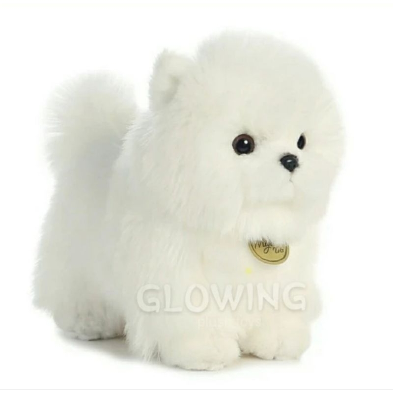 Boneka Anjing Pom Putih