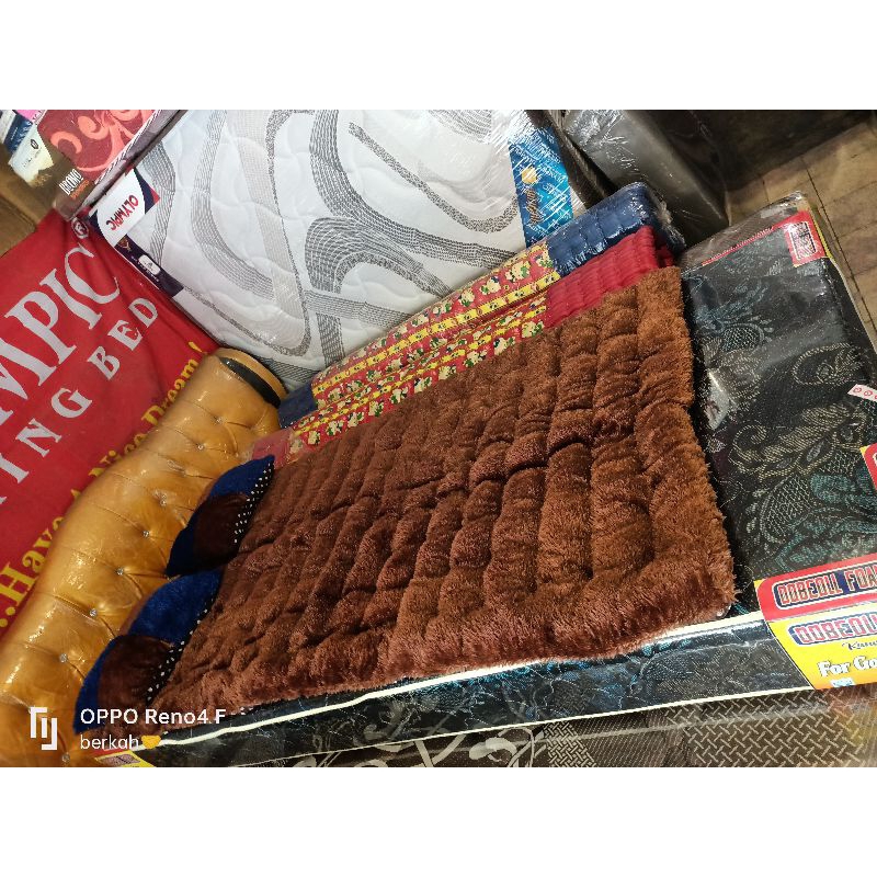 kasur cimol kasur bulu free bantal