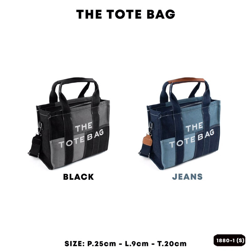 tas tote bag jeans Marjacxxx import (size S)