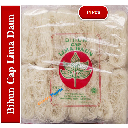 

Bihun - Cap Lima Daun | Isi 14pcs [ Harga Per PACK ]