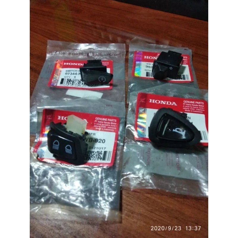 TOMBOL SAKLAR 4PCS_KWB BLADE 125 VARIO 110 125 TECHNO REVO 110 ABSOLUTE SPACY KARBU SCOOPY FI BEAT F