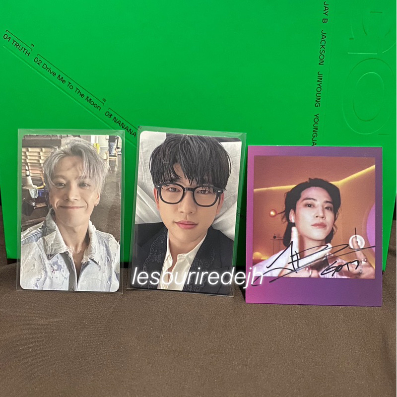 PC GOT7 NANANA Jackson Wang Park Jinyoung JayB polaroid