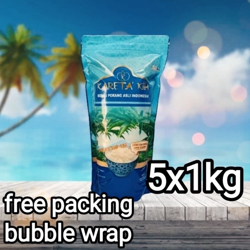 

KARETA' KIN Beras Porang 5x1KG – Shirataki/Konjac Rice Healthy Food