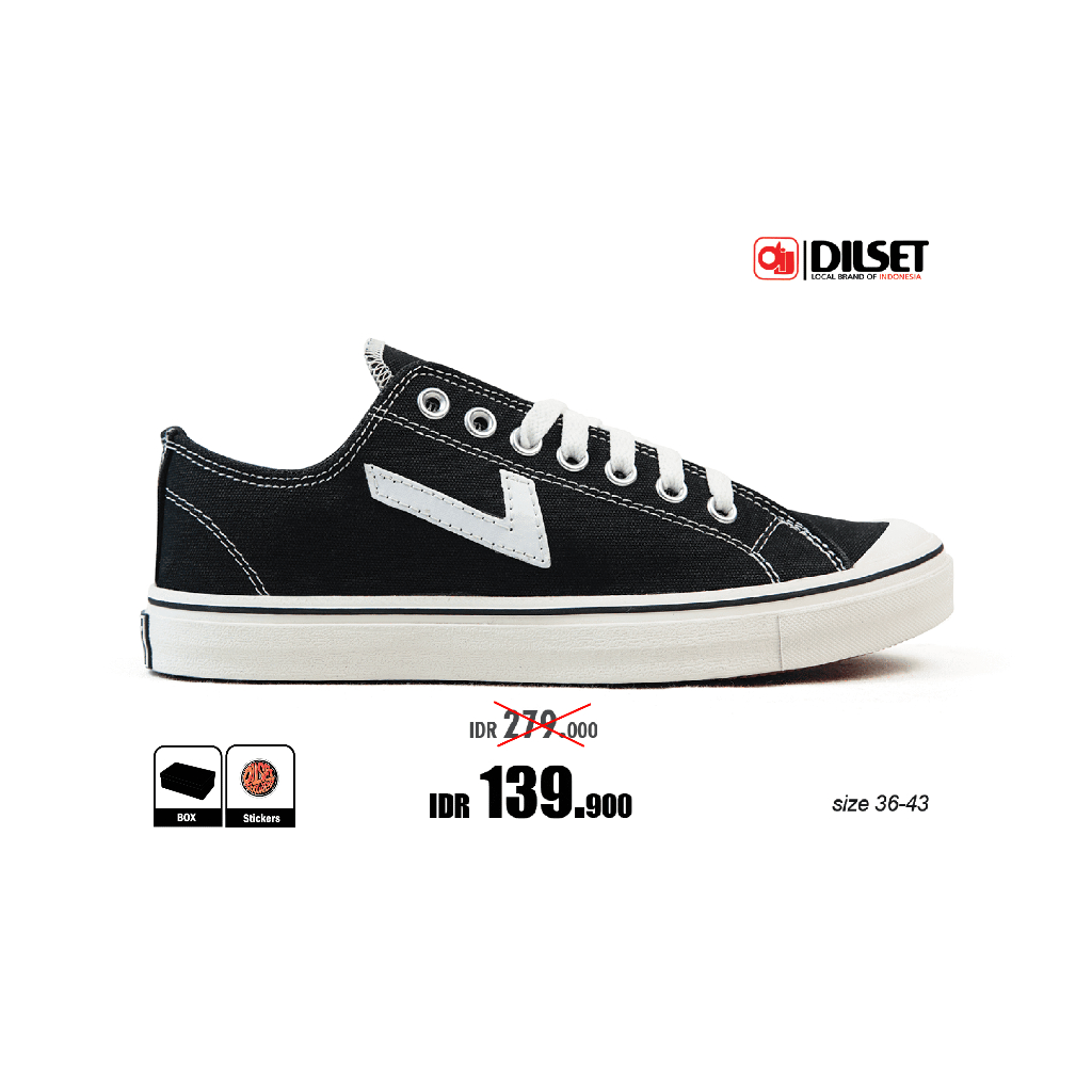 Sepatu Casual Pria - Sepatu Sekolah Pria Wanita - Sneakers Vintage Dilset