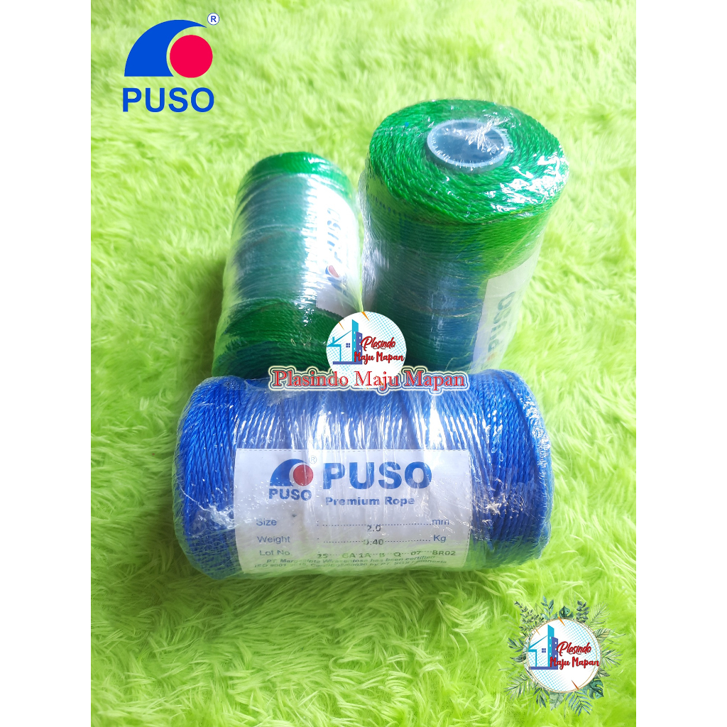 Tali Tambang 2 mm 200 meter - Tali Tampar - Tali Kenur - Tali Tambang Plastik 2mm-Tali tambang PUSO