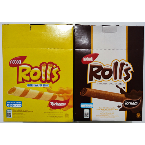 

Nabati Roll's 4gr per box isi 20pcs - All Varian [GOJEK/GRAB]
