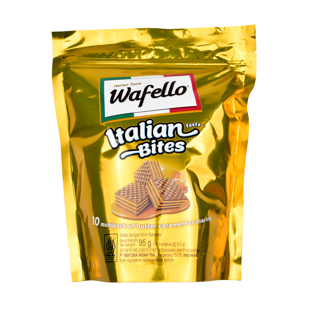 

Biskuit Wafer Biscuit WAFELLO Pouch 95 gr Cramel Coklat