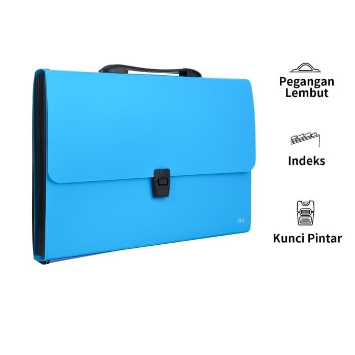 

Map Sekat Harmonika DELI Expanding File Tebal Folder 13 poket Folio 40432 + index