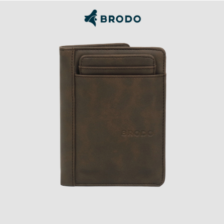 New Original BRODO - Dompet Topport Wallet Brown