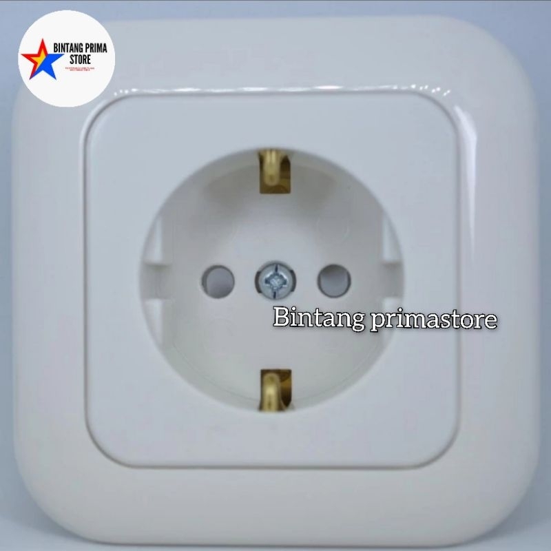 Stop Kontak Inbow tipe CP warna putih merk panasonic