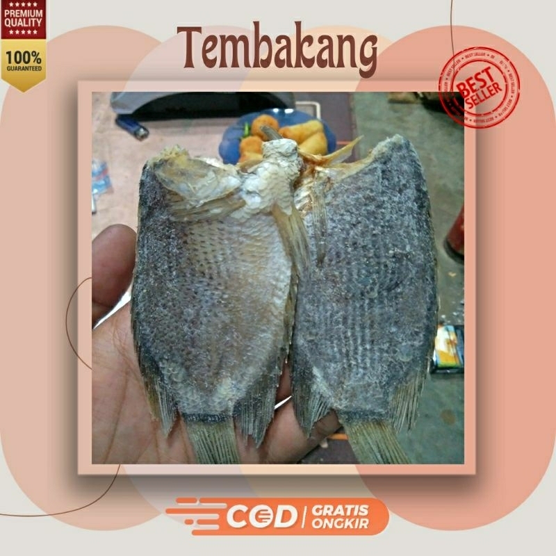 

ikan asin tembakang/tambak/tarabakan