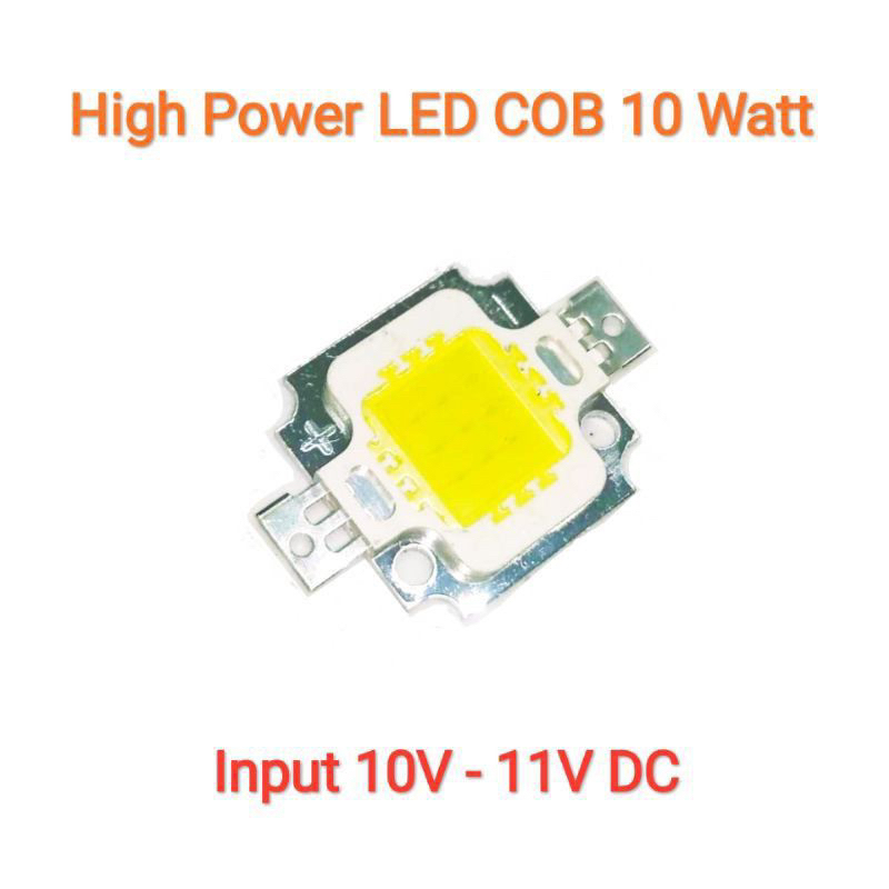 PUTIH HPL COB LED 10 WATT 7000K LAMPU SOROT 10W SUPER BRIGHT