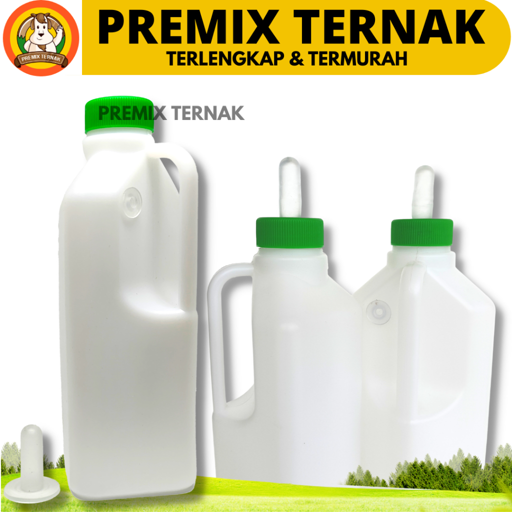 Botol Dot Cempe Anak Kambing Domba - Botol Dot Susu untuk Kambing Domba 850ml