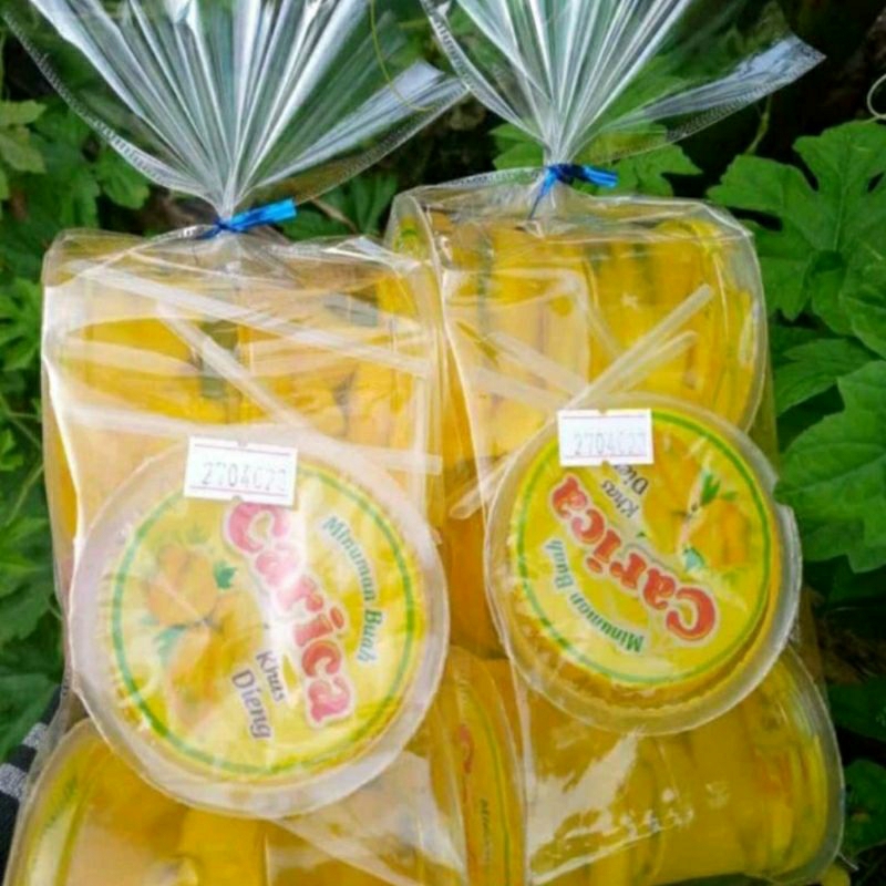 MINUMAN CARICA KHAS DIENG ASLI (isi 6 cup jumbo)