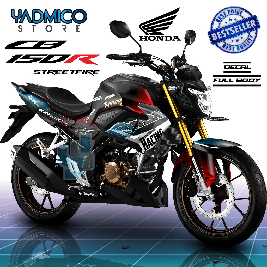 Decal CB 150R 2021 Full Body - Stiker Motor CB150R 2021 Full Body - Dekal CB 150 R 2021 Full Body - 